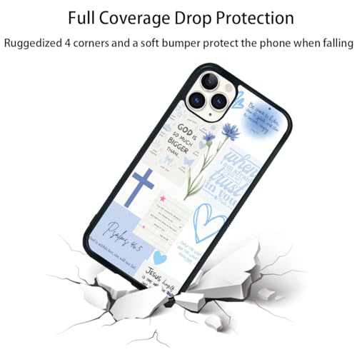 Bible Verse Phone Case Shockproof Protective Christian Jesus Phone Cases for iPhone 11 Pro - color: Jesus, size: iPhone 11 Pro