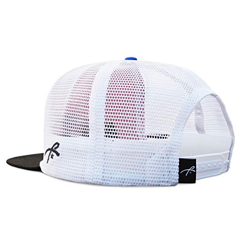 Grace Folly Trucker Hat for Men & Women. Snapback Mesh Caps - color: Blue & Black