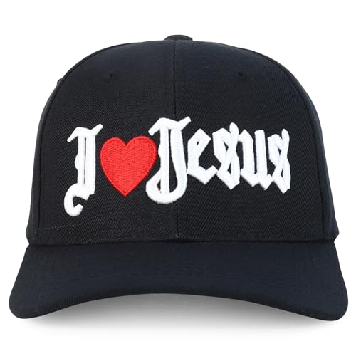 Trendy Apparel Shop Only Jesus Praying Hand Embroidered Christian Ball Cap - color: Black 1