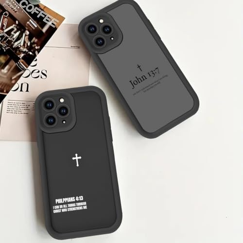 John 13:7 Bible Verse Jesus Christian Cross Phone Case for iPhone 17e/iPhone 16e Case Shockproof Soft Protective for Women Men Cover Funda for iPhone 17e/iPhone 16e 6.1 Inch - color: Bible Verse