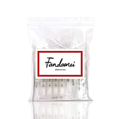 Fandamei 60 Pack 3ml Mini Spray Bottle, Clear Plastic Empty Cute Perfume Atomizer Bottle for Cleaning, Travel, Essential Oils, Perfume. - size: 3ml