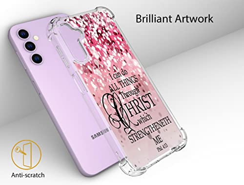 for Samsung Galaxy S23 Case - Pink Bible Verses - color: Pink Bible Verses, size: Galaxy S23