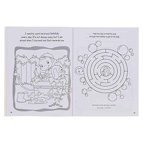 Wise Words for Little Hearts Coloring Book and Activity Fun Book From Proverbs