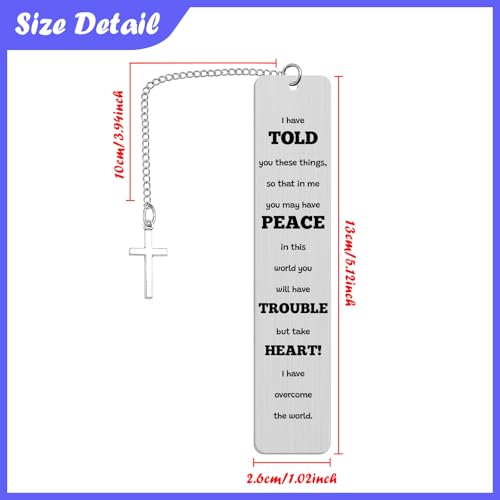 Inspirational Bible Verse Bookmarks Christian Gifts for Women Book Markers for Books Motivational Gift for Men Bookmark for Book Lover Religious Scripture Gifts for Teens Friends - color: Religious Gifts Bookmark - Style 4