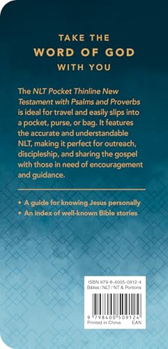 NLT Pocket Thinline New Testament with Psalms and Proverbs (Softcover)