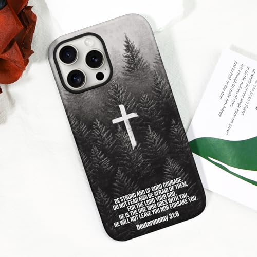 Magnetic for iPhone 12 Pro Max Case Christian Cross Phone Case, Bible - color: Deuteronomy Christian, size: iPhone 12 Pro Max