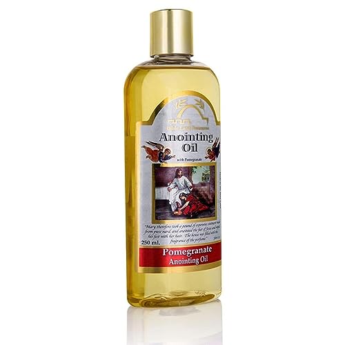 Bible Lands Treasure Anointing Oil for Prayer , Blessing Oil of Gladness | Pomegranate, 250 ml - color: Pomegranate