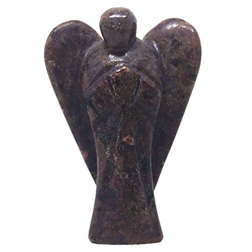 Nelson Creations 2 Inch Garnet Guardian Angel Figurine - color: Garnet