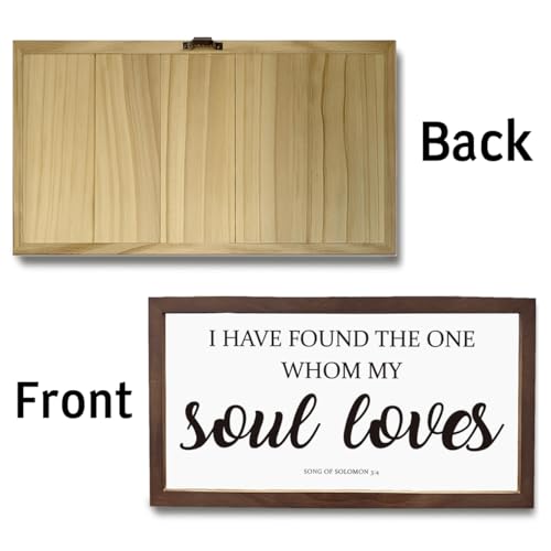 Christian Decor, SONG OF SOLOMON 3:4 Wood Sign, Family Signs for Home Decor Wall, Bible Verse Art Signs, Bible Verse Home Decoration, Living Room Above Couch Sign, Scripture Wall art - color: SONG OF SOLOMON 3:4