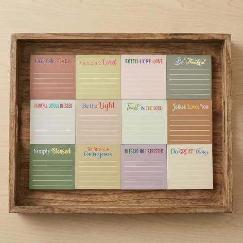 Yinder 24 Pcs Inspirational Sticky Notes Gifts, Bible, Boho - color: Boho, size: Bible