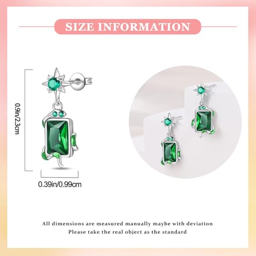 925 Sterling Silver Cute Animal Unique Huggie Hoop Earrings for Women - color: Snake Star