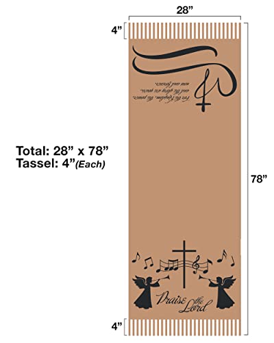 CBC Crown Large Women's Christian Religious Theme Bible Verse - color: Praise - Camel