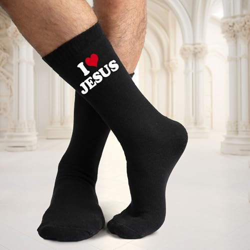 Pastor Appreciation Gifts - Pastor Socks for Men, Spiritual Gift for Pastor - color: I Love Jesus