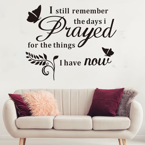 VODOE Prayer Wall Stickers for Bedroom: - color: Prayed, size: Large