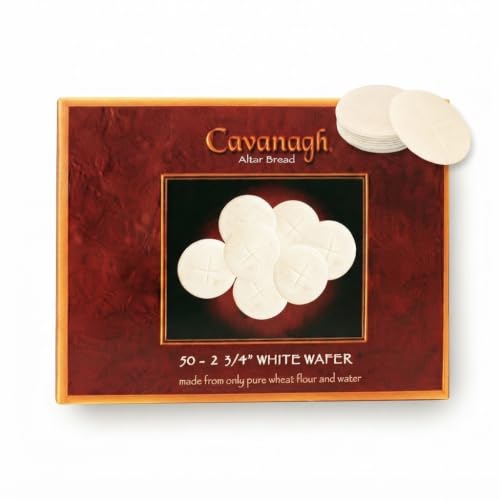 Celebrant Communion Breads; 2-3/4″ Diameter, White Flour