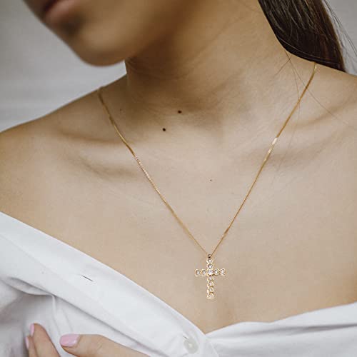 Cross Pendant Necklace for Women Jewelry Gold Cross Necklaces for Women Cross Necklace Minimalist Trendy Jewelry Valentines Day - style: CN10