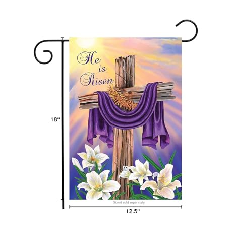 Briarwood Lane Easter Cross Garden Flag - color: Cross