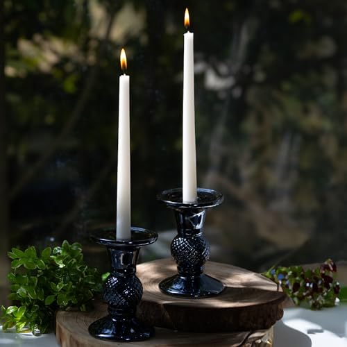 Advent Taper Candles, 4 Pack, 10 Inch, Purple & Pink, Unscented