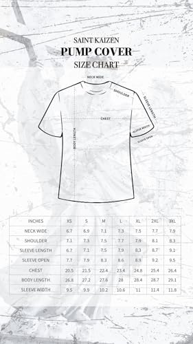 SAINT KAIZEN Men’s Shirts for Extra Softness - 220G Cotton Oversized - color: Angel Wings, size: X-Small