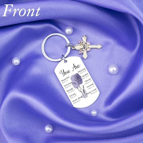 Christian Keychain Gifts For Women Mom Bulk Religious Keychain Gifts