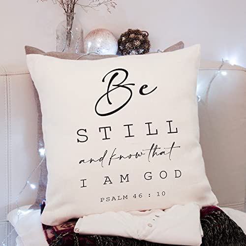 KongMoTree Bible Verse Throw Pillow Cover Cushion Case, Christian Religious Decor Gift, Scripture Art, Scripture Sayings, Church Gifts, Sofa Bed Living Room Porch Decoration, 18x18 Inches - color: Scripture Sayings-2