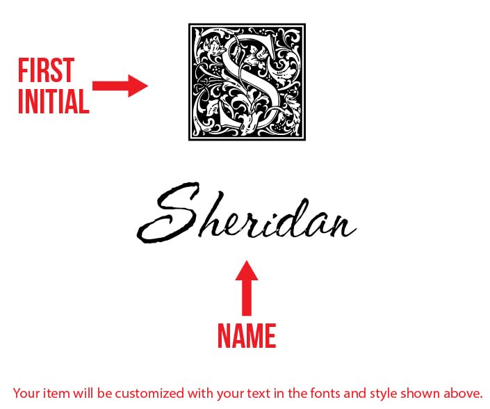 Executive Gift Shoppe | Last Name Monogram Laser Engraved Flip Over Wooden Pen Stand & Pen
