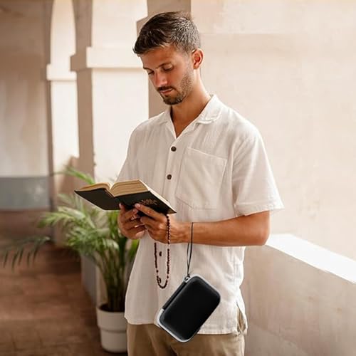 Leayjeen Travel Carry Case for Audio Bible Player - Black - color: Black