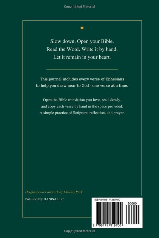 Ephesians: Write the Word : A Scripture Copying Journal
