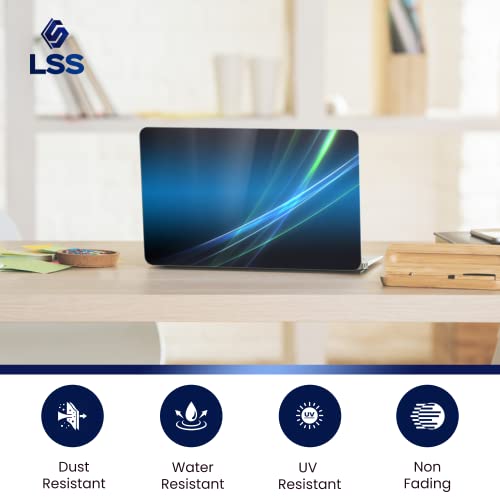 LSS 15 15.6 Inches Laptop Notebook Skin Sticker with 2 Wrist Pads - Reusable Cover Protector Vinyl Sticker Cover Decal Fits 13" - 16" HP Asus Acer Samsung - Abstract - color: Abstract, size: 13" - 16"