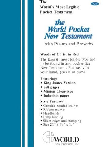 Holy Bible: King James Version, Pocket New Testament With Psalms & Proverbs