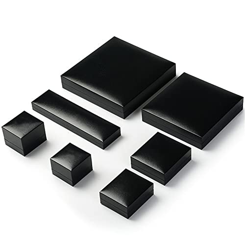 Oirlv Black Ring Box,Ring Gift Box for Engagement/Proposal/Wedding - color: Ring box