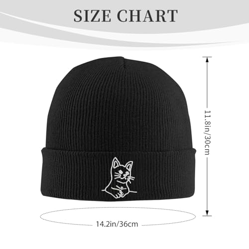 Embroidered Beanie Hat for Men Women - color: 3