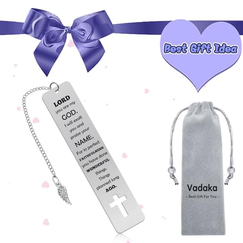 Christian Bookmark Stainless Steel Bible Verse Bookmark Inspirational Scripture Bookmarks Religious Gift for Women Men Baptism Gifts for Girl First Communion Gifts Book Club Graduation Faith Gift - color: Bible Verse Metal Bookmark 05