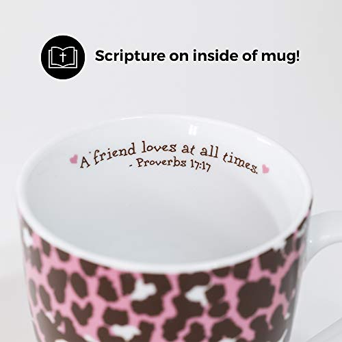 Divinity Boutique 20611 Boxed Mugs, Friends Leopard, 12 ounce - color: Friends Leopard