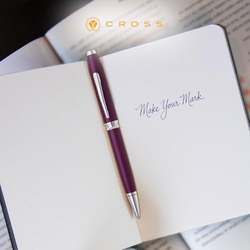 Cross Foundry Metallic Purple with Chrome Appointments Ballpoint Pen - color: Purple