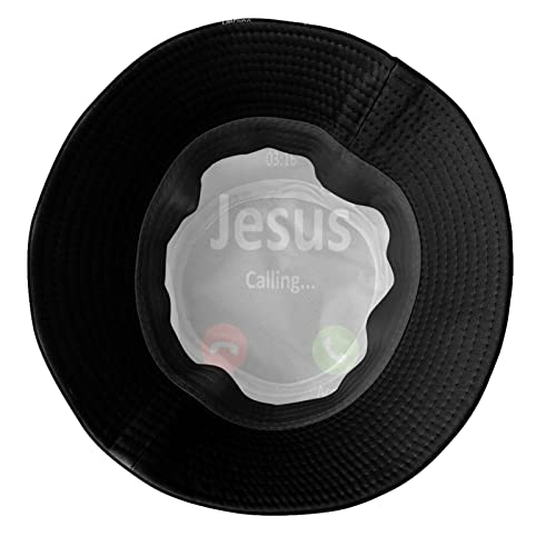 Christian Jesus Cross Bucket Hat for Adults Men Women Teenagers