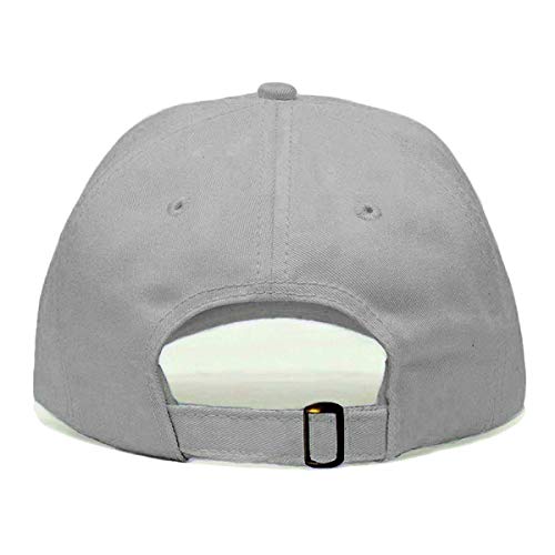 Faith is Greater Than Fear Baseball Hat, Embroidered Dad Cap, Unstructured Adjustable Strap Back (Multiple Colors) - color: Grey