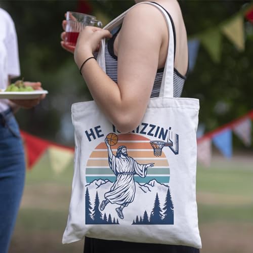 JINYO Christian Canvas Tote Bag, Bible Tote Bags for Women - color: Christian Tote Bag-3