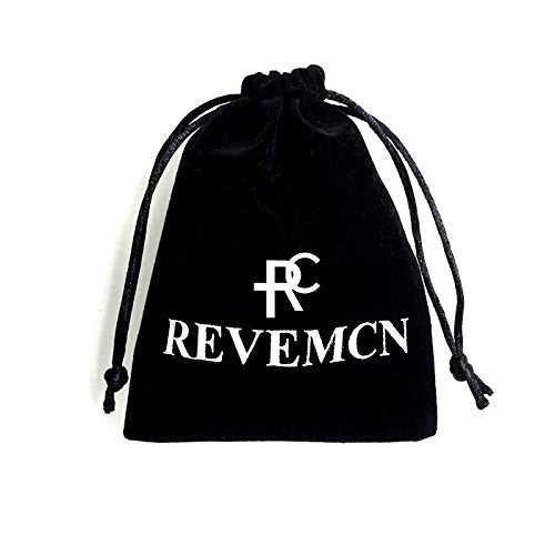 REVEMCN 3-Pair Cross Earrings for Men & Women, Stainless Steel & 925 Silver - color: White Stud Earrings