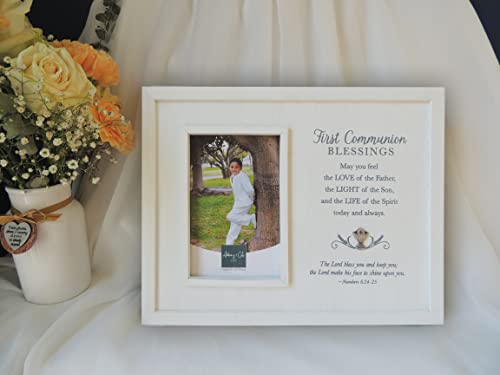 Cathedral Art Abbey & CA Gift 1st Communion Blessings Frame W/Easel & Hanger
