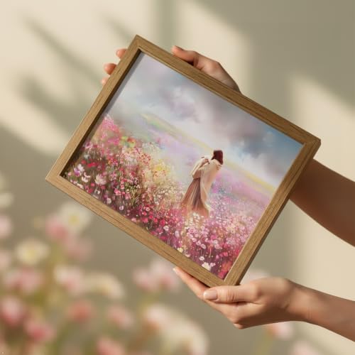 HYHSMIEKL Jesus Holding the Lamb Wall Mural - The Good Shepherd Canvas Painting. Christian religious decorative painting, high-gloss framed artwork, waterproof and fade-resistant, can be hung directly (16x24 inches). - color: huahaiyesu, size: 24"L x 16"W