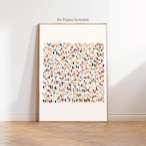 Jesus Feeds the 5000 Wall Art Inspirational Bible Verse Posters Christian Faith Pictures 2 Fish and 5 Loaves of Bread Wall Art Boho Minimalist Jesus Paintings for Living Room Decor 16x24inch No Frame - color: Jesus Feeds the 5000, size: 16"L x 24"W