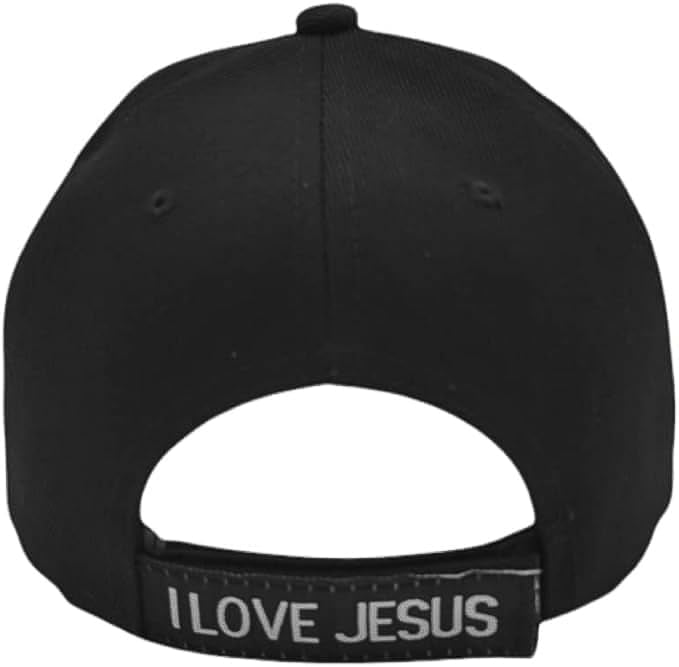 Black Duck Brand 3D Jesus is The Key Embroidered Jesus Christian Ball Cap - color: Black