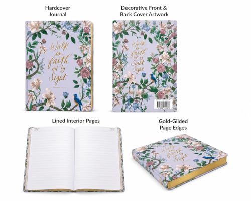 WORLD TRAVELER Christian Journal 256 Gilded-Edge Pages Thimblepress - color: Lavender Rose, size: 6X8