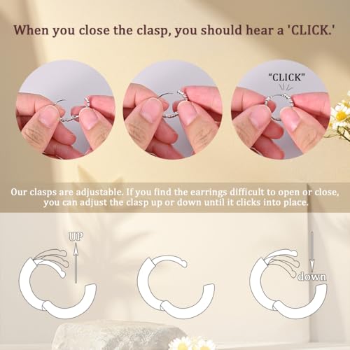 LAZA 925 Sterling Silver Earrings for Women Huggies Hoop Gold Earrings - color: Colorful butterfly hoop earrings