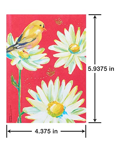 American Greetings 41-Count Card Pack designed by Kathy Davis Studios, All-Occasion Watercolor Florals & Gold Foil Accents