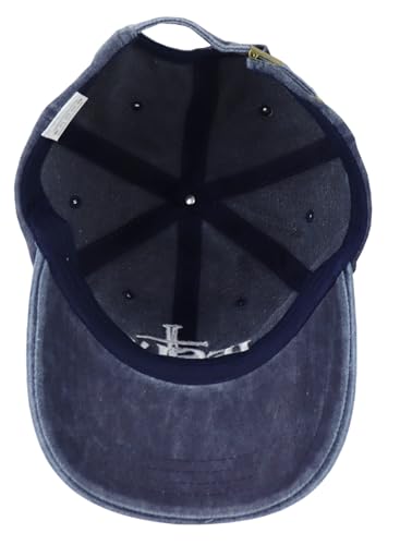 Christian Jesus Hat for Men Women, Adjustable Cotton Embroidered The Way The Truth The Life Baseball Cap - color: Navy