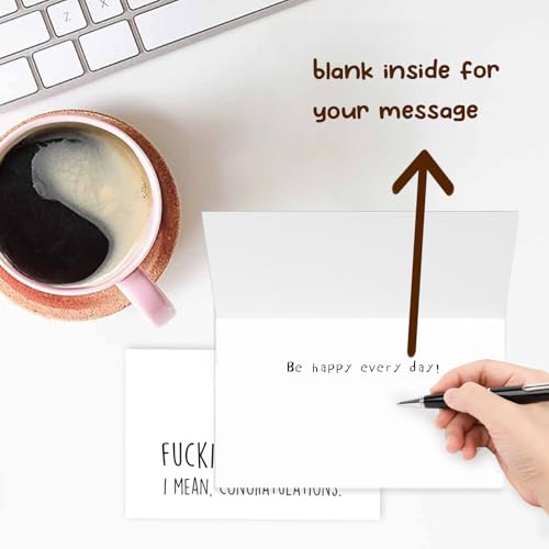 Humor Wedding Card for the Couple, Sarcastic Congrats Card for Bride & Groom, Funny Wedding Shower Card, Engagement Car, Marriage Congratulations Card - color: 3-32