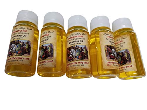Bethlehem Gifts TM Spirit of The Holy Land Anointing Oil 60ml (Set of 3 Frankincense, Myrrh and Spikenard) - color: Set of 3 Frankincense, Myrrh and Spikenard