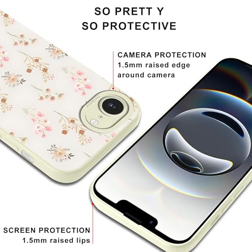Aesthetics Jesus Christian Bible Verses Phone Case for iPhone 17e/16e Case Flower Pattern Shockproof Soft Protective for Women Men Phone Cover Funda for iPhone 17e/16e 6.1 Inch - color: Aesthetics, size: for iPhone 17e/16e
